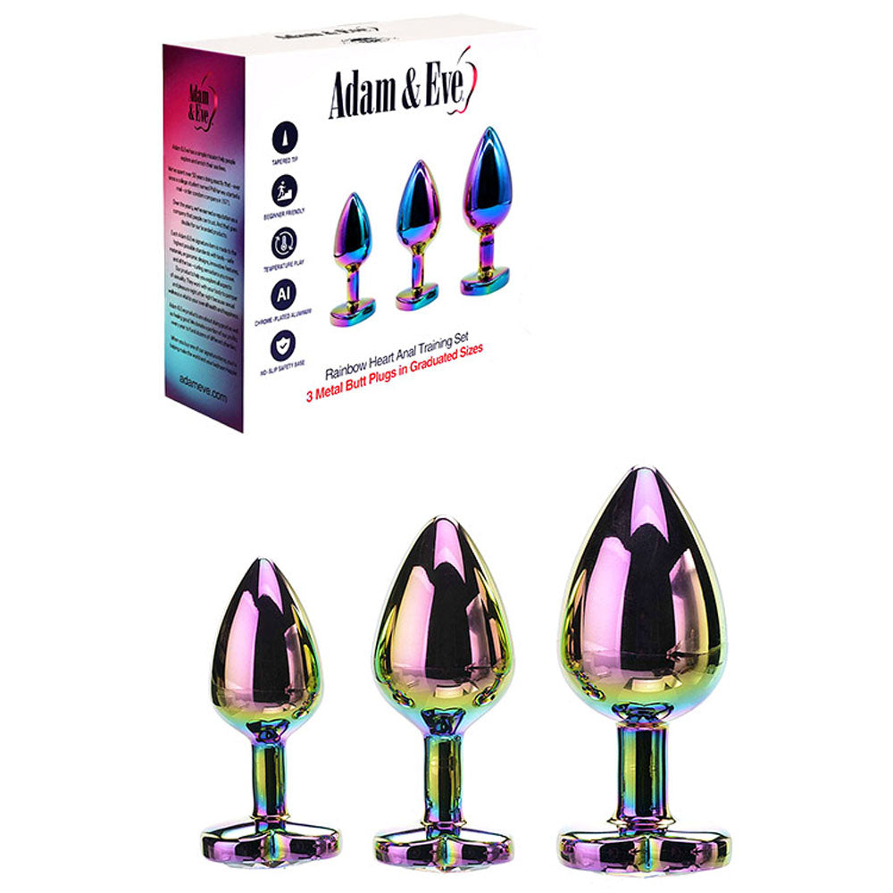 Rainbow Heart Anal Training Set for Beginners & Pros Rainbow Heart Anal Training Set for Beginners & Pros
