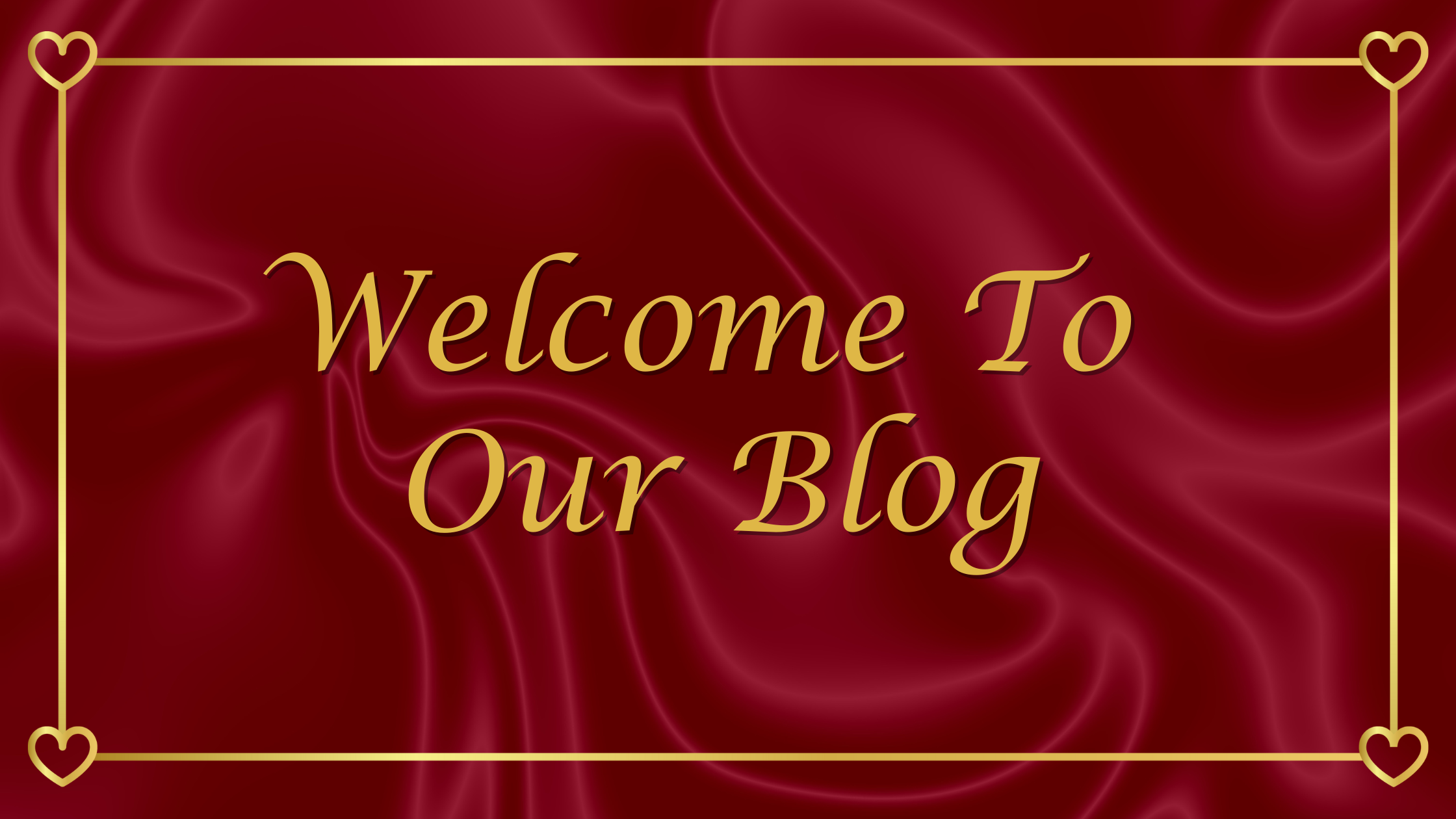 Welcome to our blog!