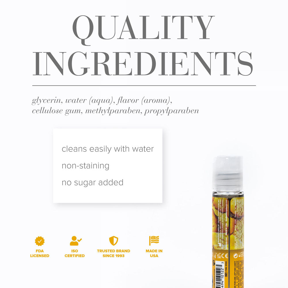 JO H2O Juicy Pineapple Lube - 30 mL