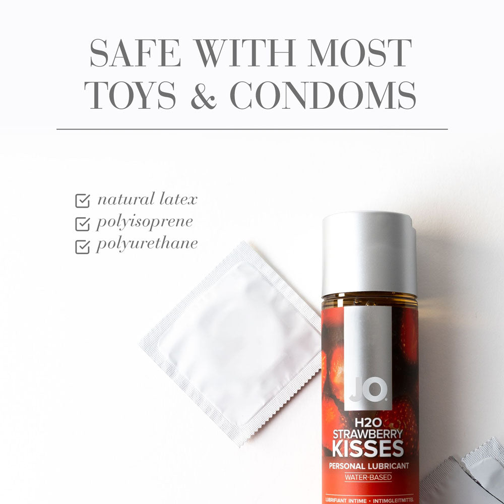 JO H2O Strawberry Kisses Lube - 120 mL