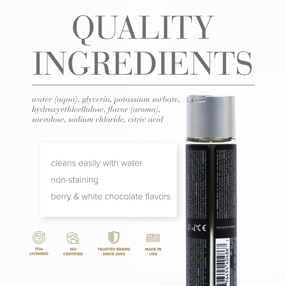 JO Gelato White Chocolate Raspberry Lube - 120 mL
