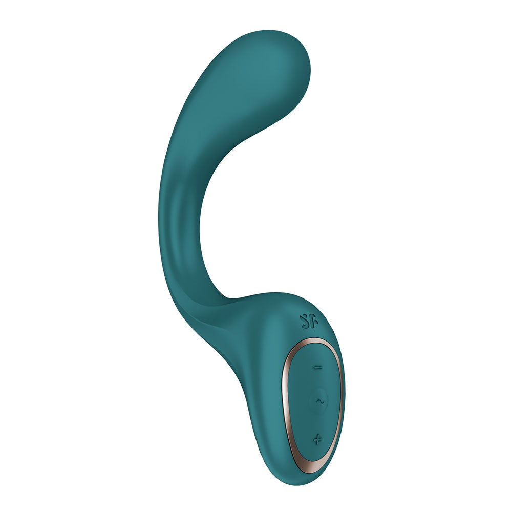 Satisfyer G For Goddess 2 - Bottle Green - Bottle Green 18.8 cm USB Rechargeable Vibrator with Clit Stim