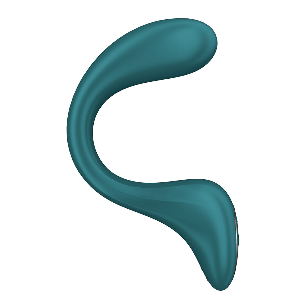 Satisfyer G For Goddess 2 - Bottle Green - Bottle Green 18.8 cm USB Rechargeable Vibrator with Clit Stim