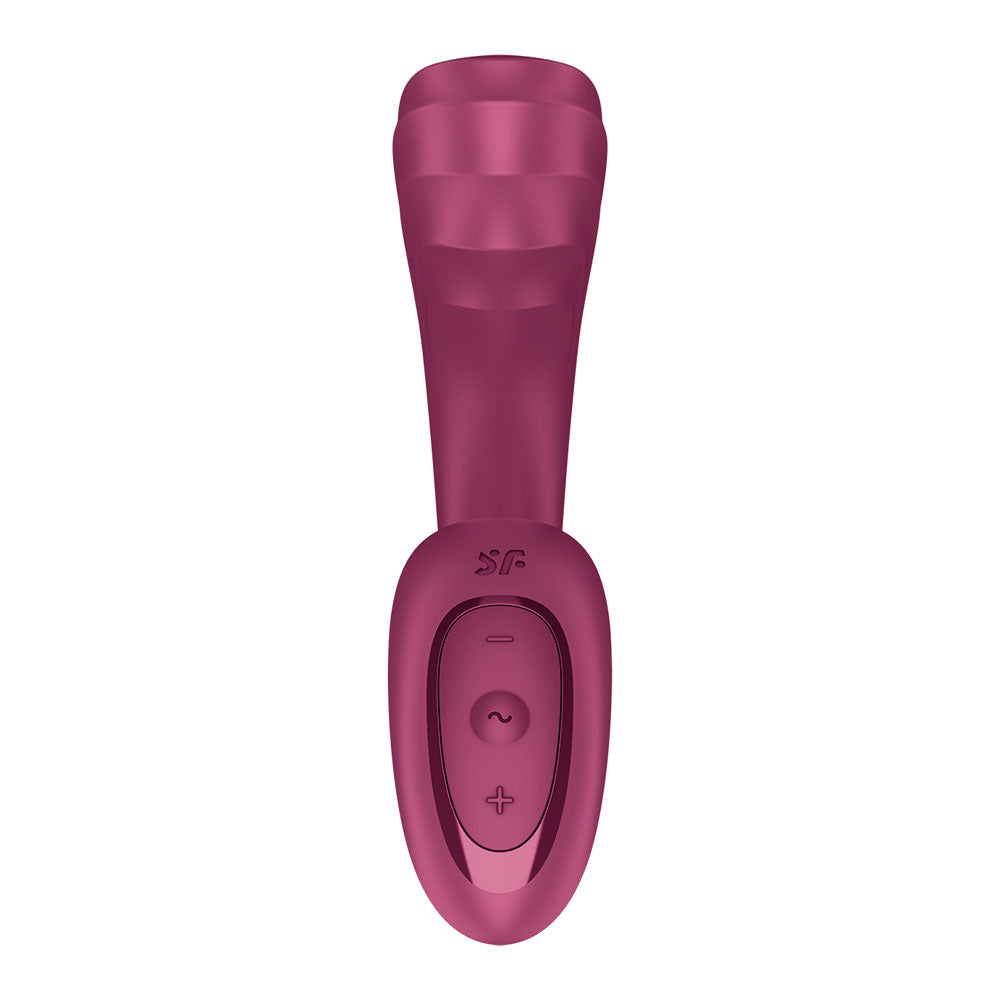 Satisfyer G For Goddess 3 - Wine Red - Wine Red 16 cm USB-C Rechargeable Vibrator with Clit Stim