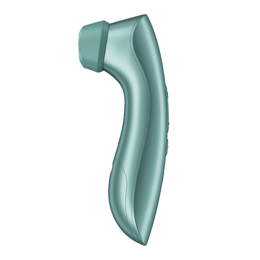 Satisfyer Pro 2+ Battery Series - Mint Green Air Pulse Clitoral Stimulator with Vibration
