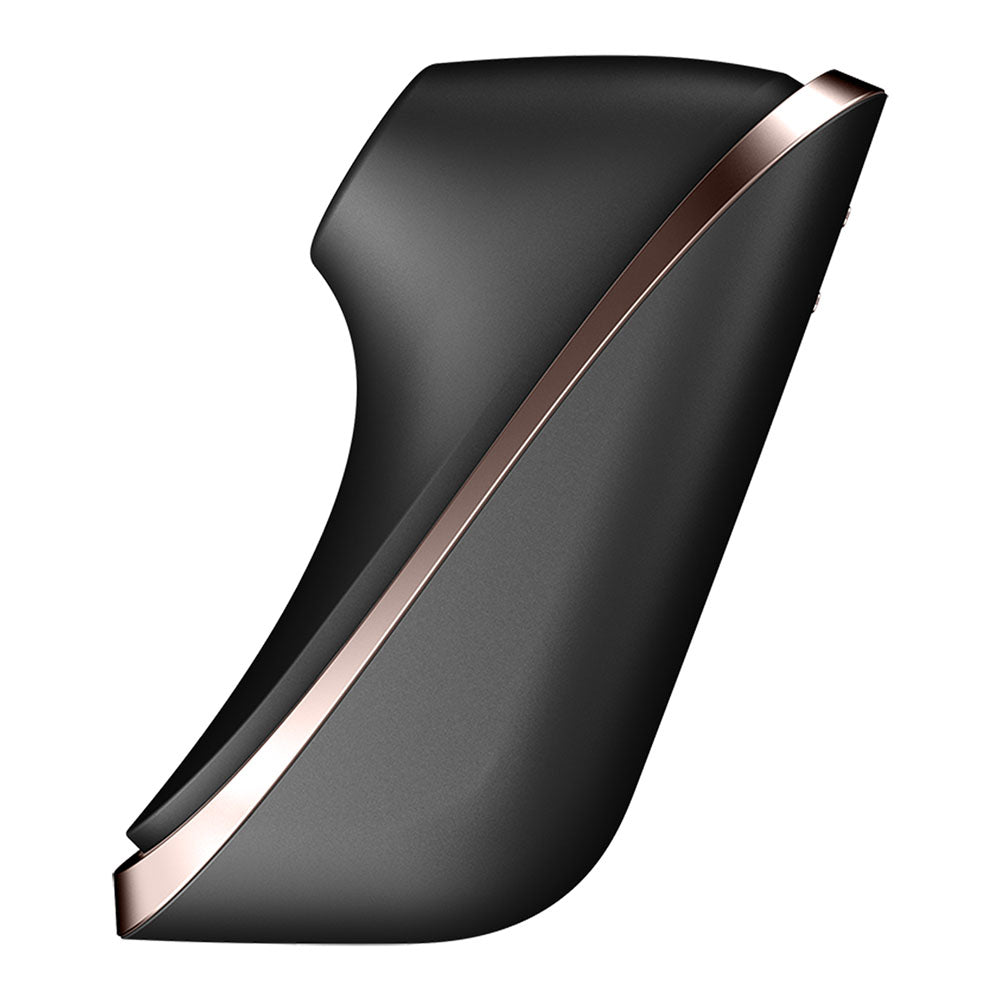 Satisfyer Traveler - Black - Black USB Rechargeable Air Pulse Clitoral Stimulator
