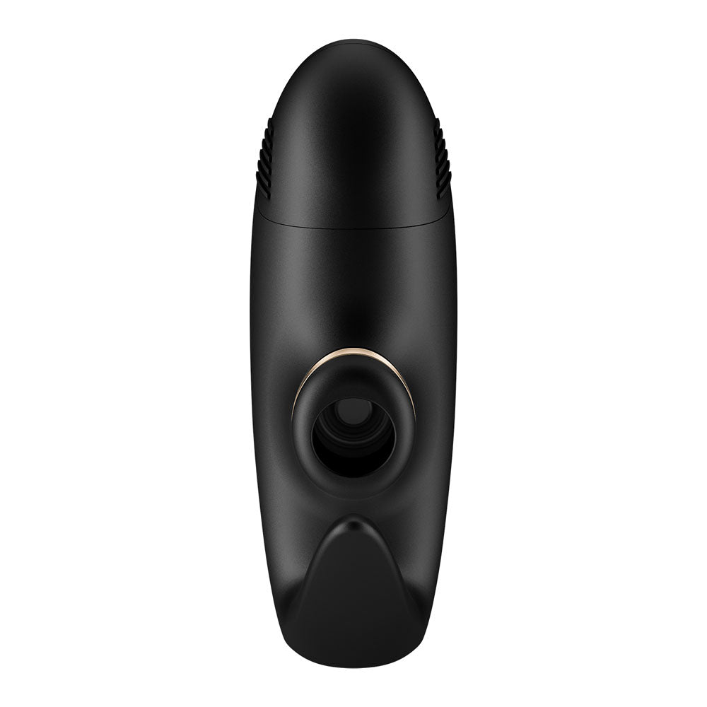 Satisfyer Pro 4 Couples - Battery Series - Black U-Shaped Couples Vibe with Air Pulsation