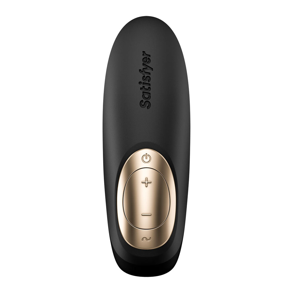 Satisfyer Pro 4 Couples - Battery Series - Black U-Shaped Couples Vibe with Air Pulsation
