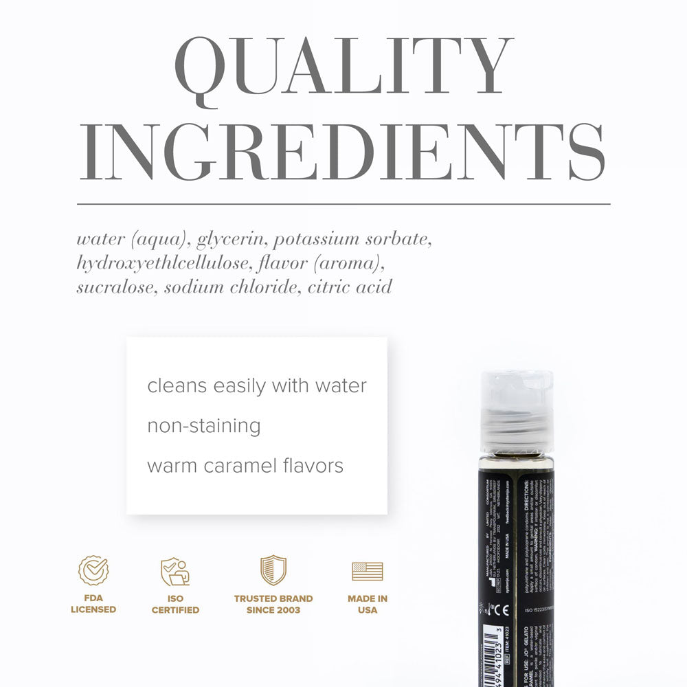 JO Gelato Salted Caramel Lube - 30 mL
