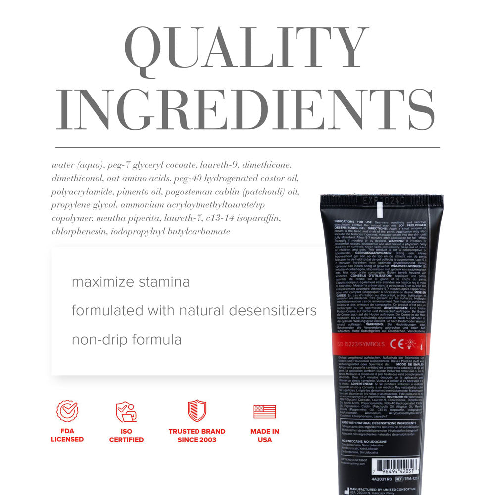 JO Prolonger Gel - 60 mL