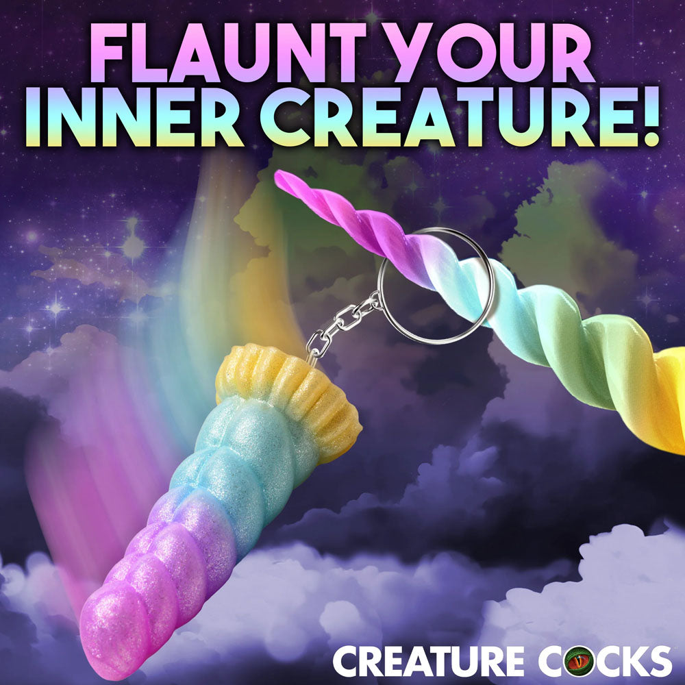 Creature Cocks Mystique Unicorn Keychain