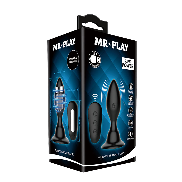 MR PLAY Vibrating Anal Plug