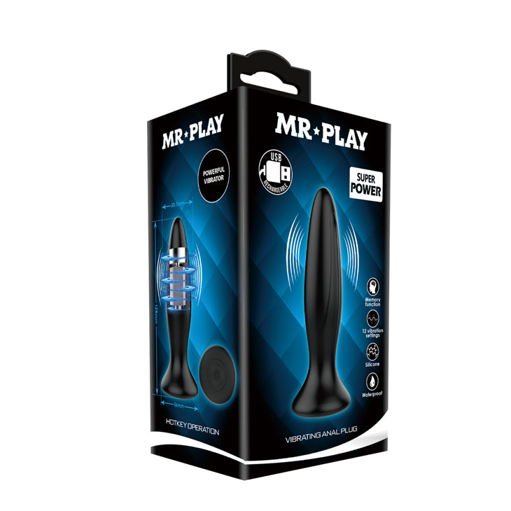 MR PLAY Vibrating Anal Plug