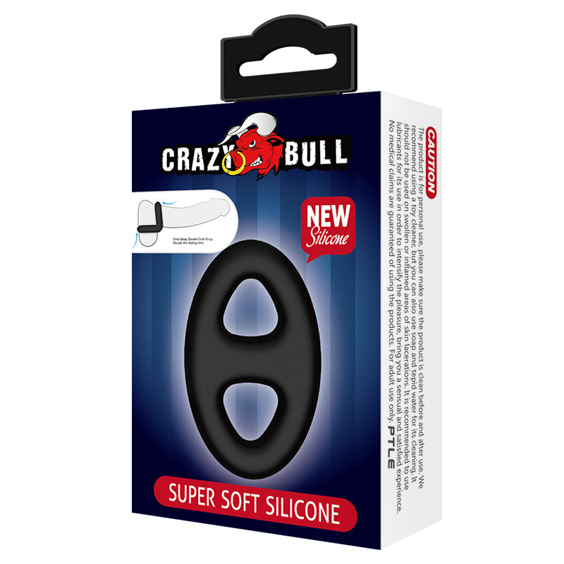 CRAZY BULL Oval Cock & Ball Ring