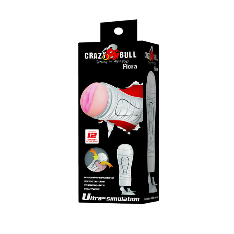 CRAZY BULL FLORA Vibrating Stroker