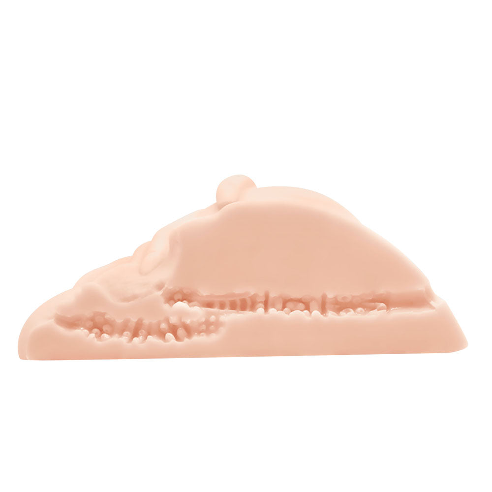 CRAZY BULL Vibrating Spread Torso - Flesh Vibrating Spread Torso Masturbator
