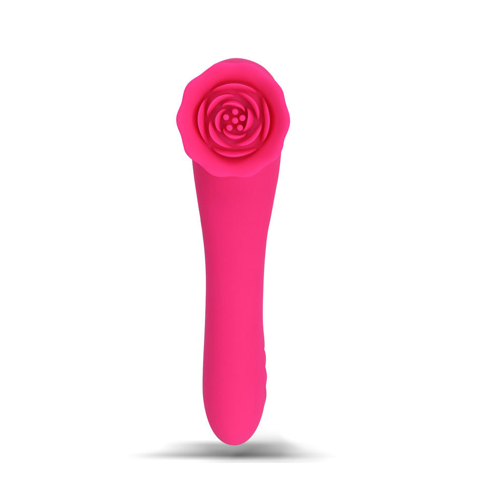Maia ROZA - Pink 18.4 cm USB Rechargeable Dual Ended Vibrator