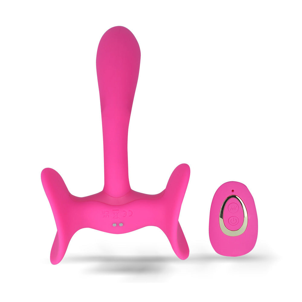 Maia PAISLEE - Pink 16.5 cm USB Rechargeable Thigh Hold Vibrator with Wireless Remote