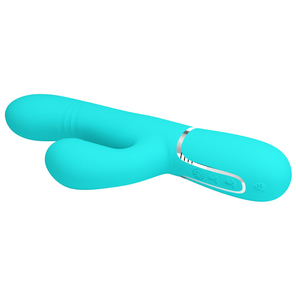 Party Up PAUL Rolling Beads Vibrator - Teal