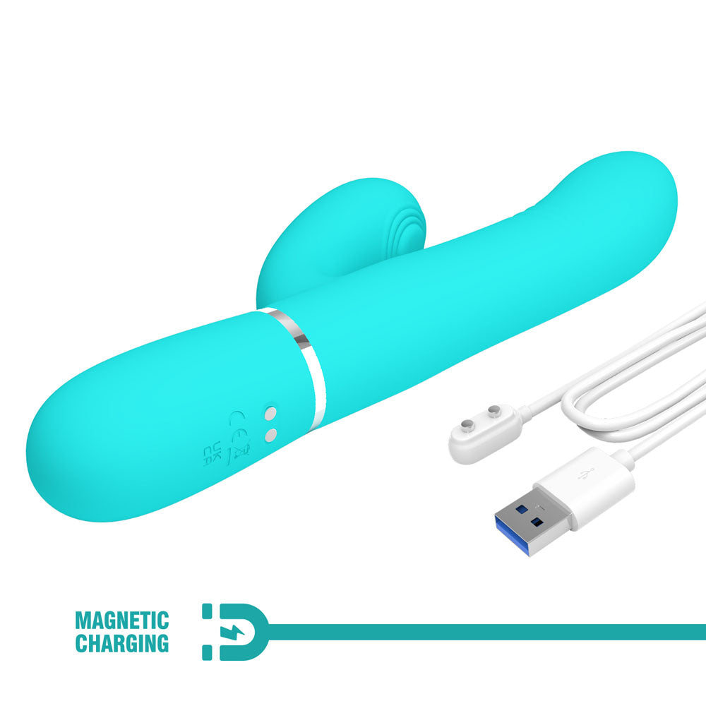 Party Up PAUL Rolling Beads Vibrator - Teal