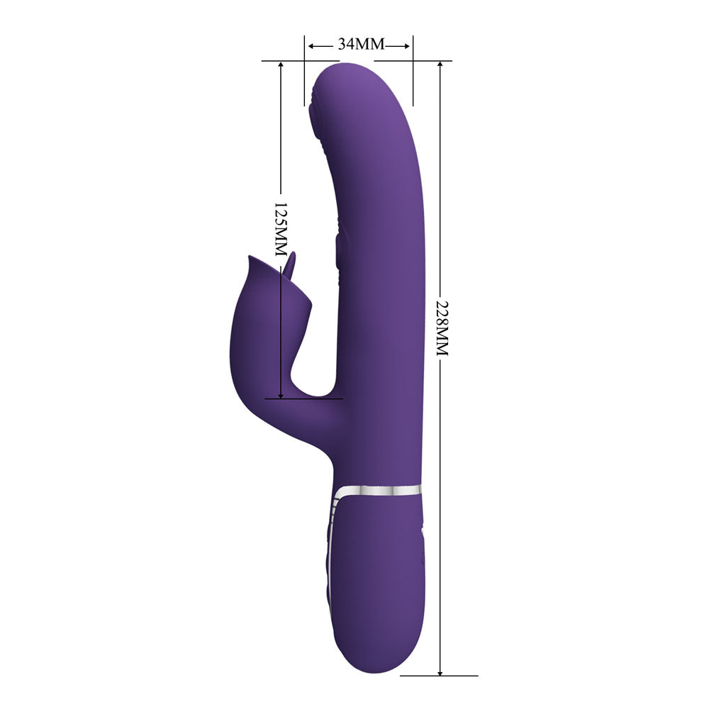 Party Up ALAN Dual Motor Vibrator - Purple