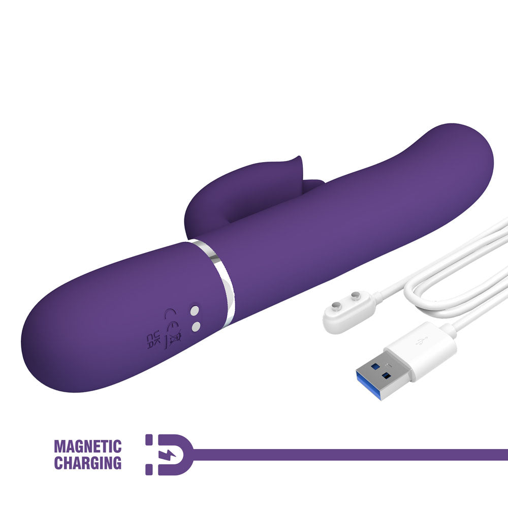 Party Up ALAN Dual Motor Vibrator - Purple