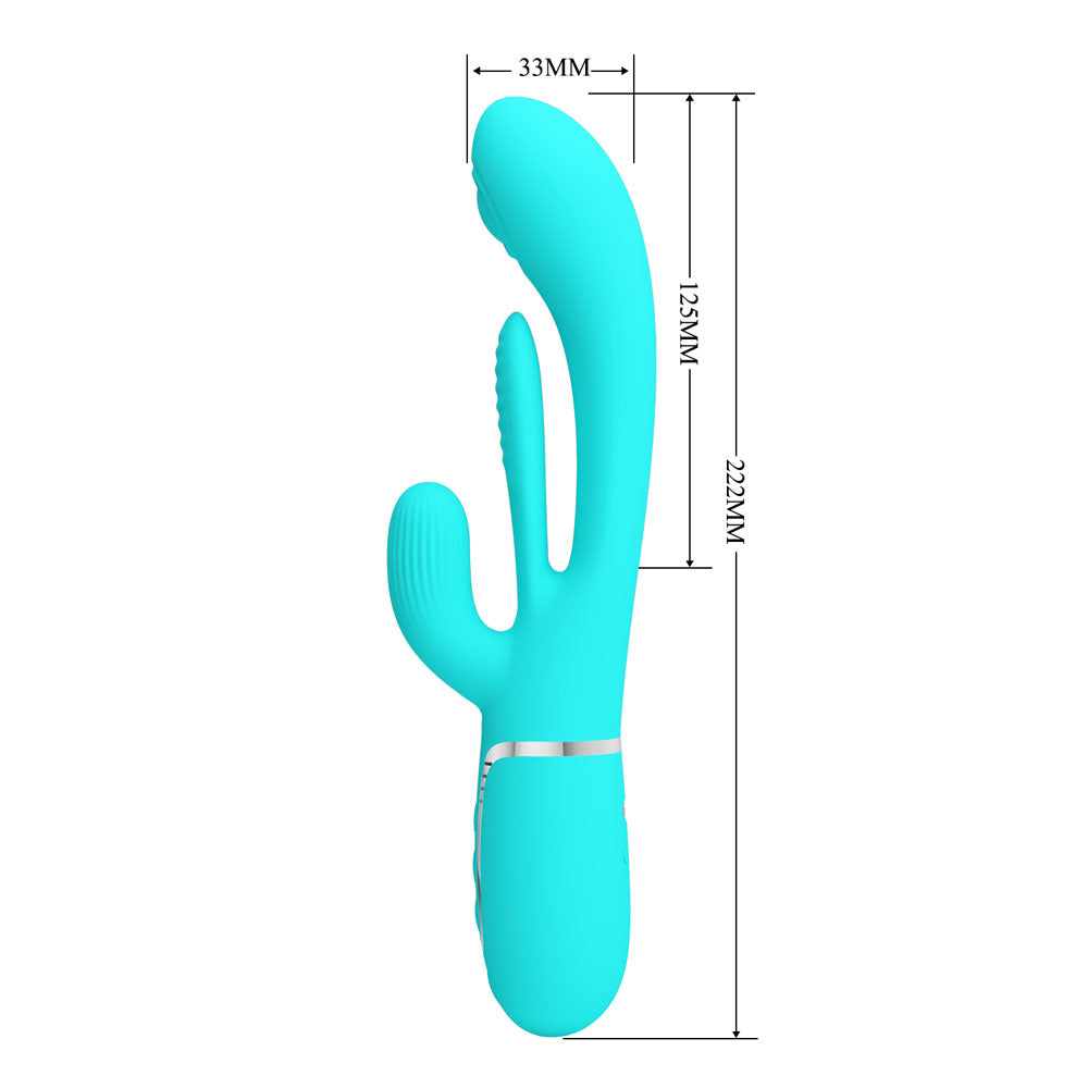 Party Up ANDY Multi Function Vibrator - Teal