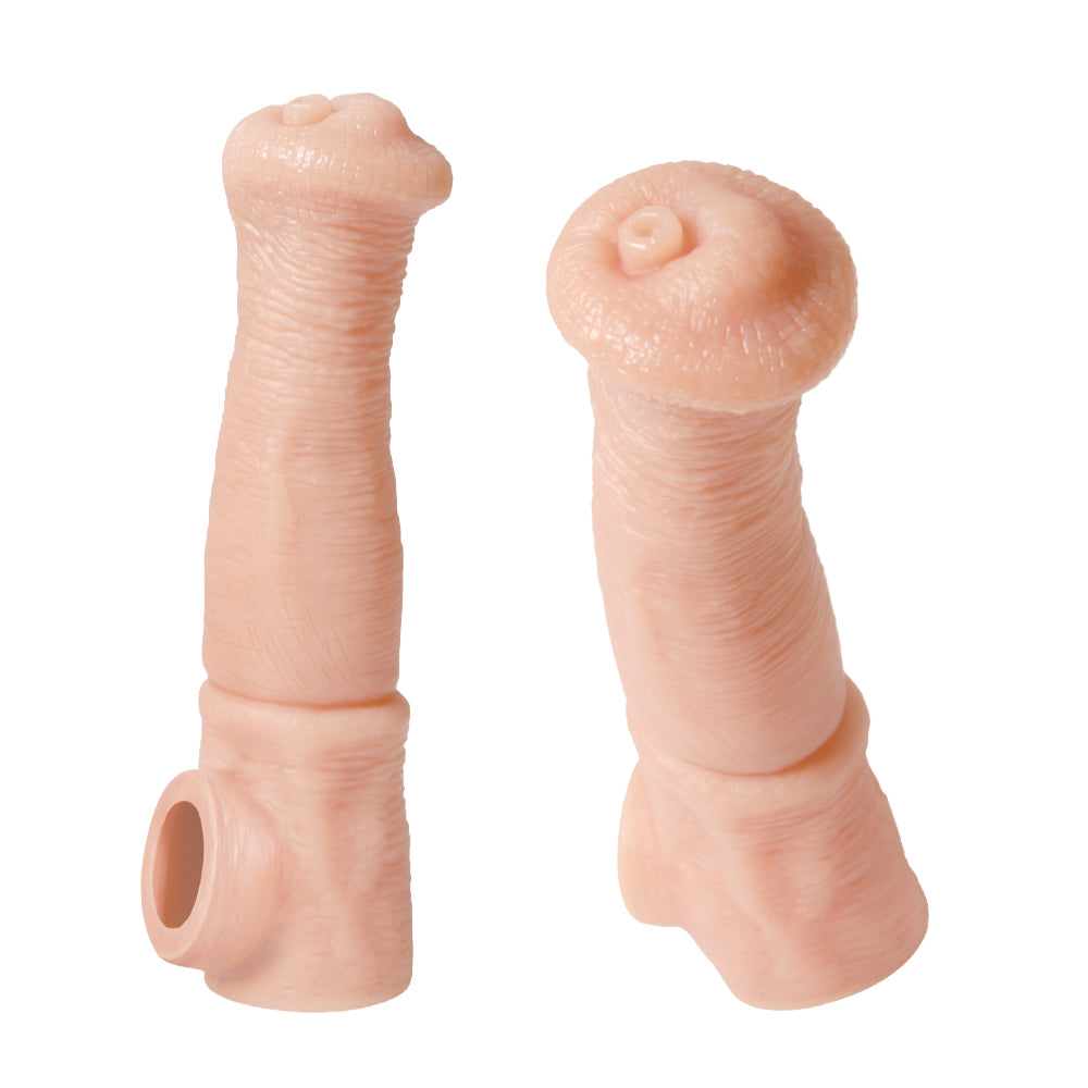 Kokos Cock Sleeve 012 - Flesh Penis Extension Sleeve - Large Size
