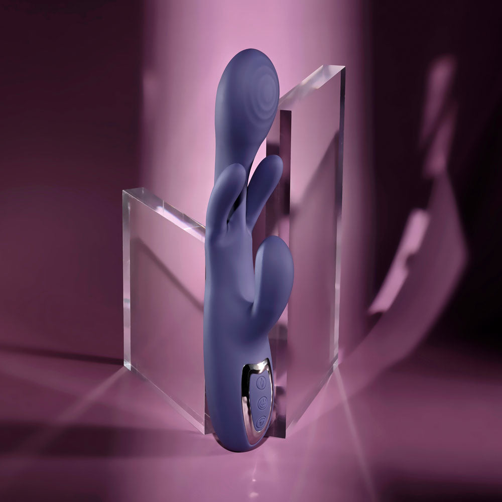 Evolved BOW DOWN - Purple USB Rechargeable Rabbit Vibrator