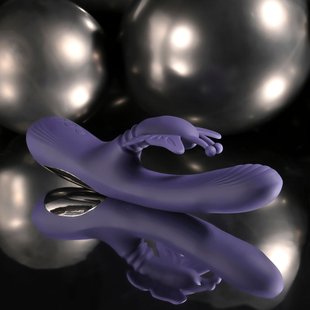 Evolved WINGS OF FRENZY - Purple USB Rechargeable Butterfly Vibrator