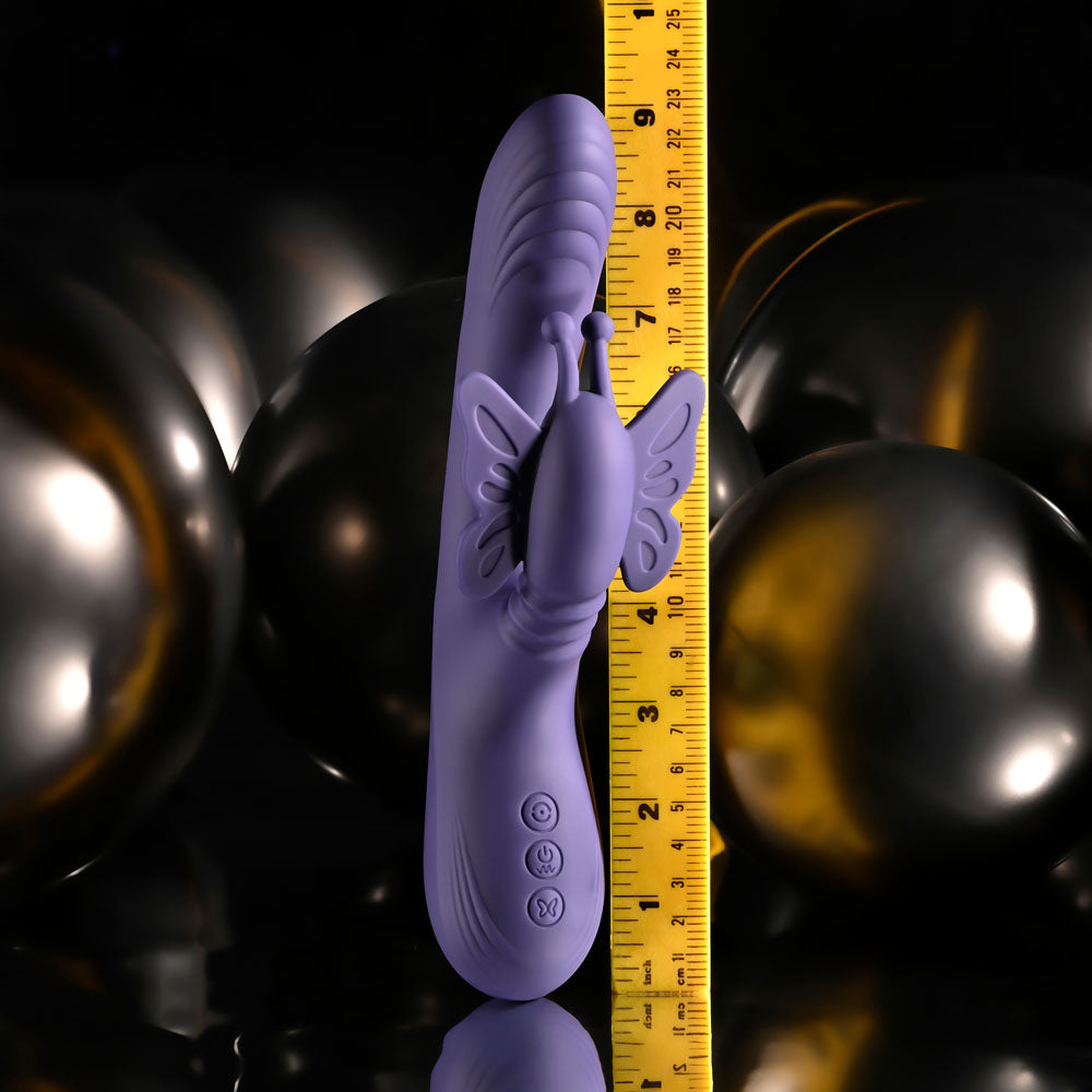 Evolved WINGS OF FRENZY - Purple USB Rechargeable Butterfly Vibrator
