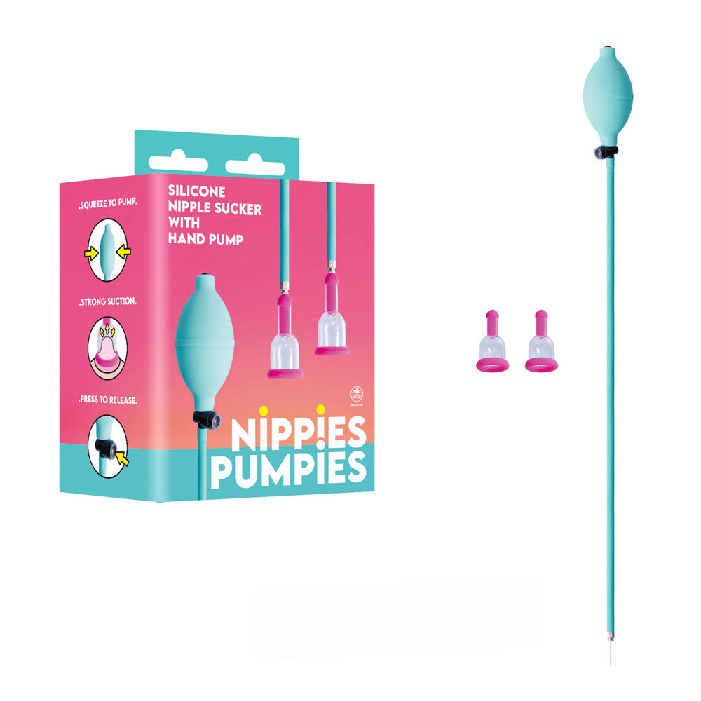 Nippies Pumpies - Teal - Teal Nipple Pump