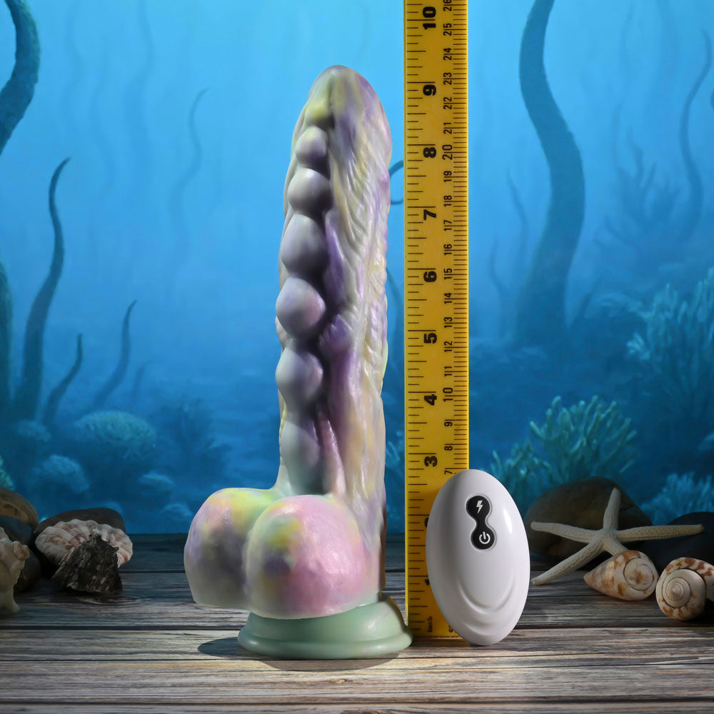 Gender X MONSTER'S BALL - USB Rechargeable Vibrating and Thrusting Fantasy Dildo with Wireless Remote