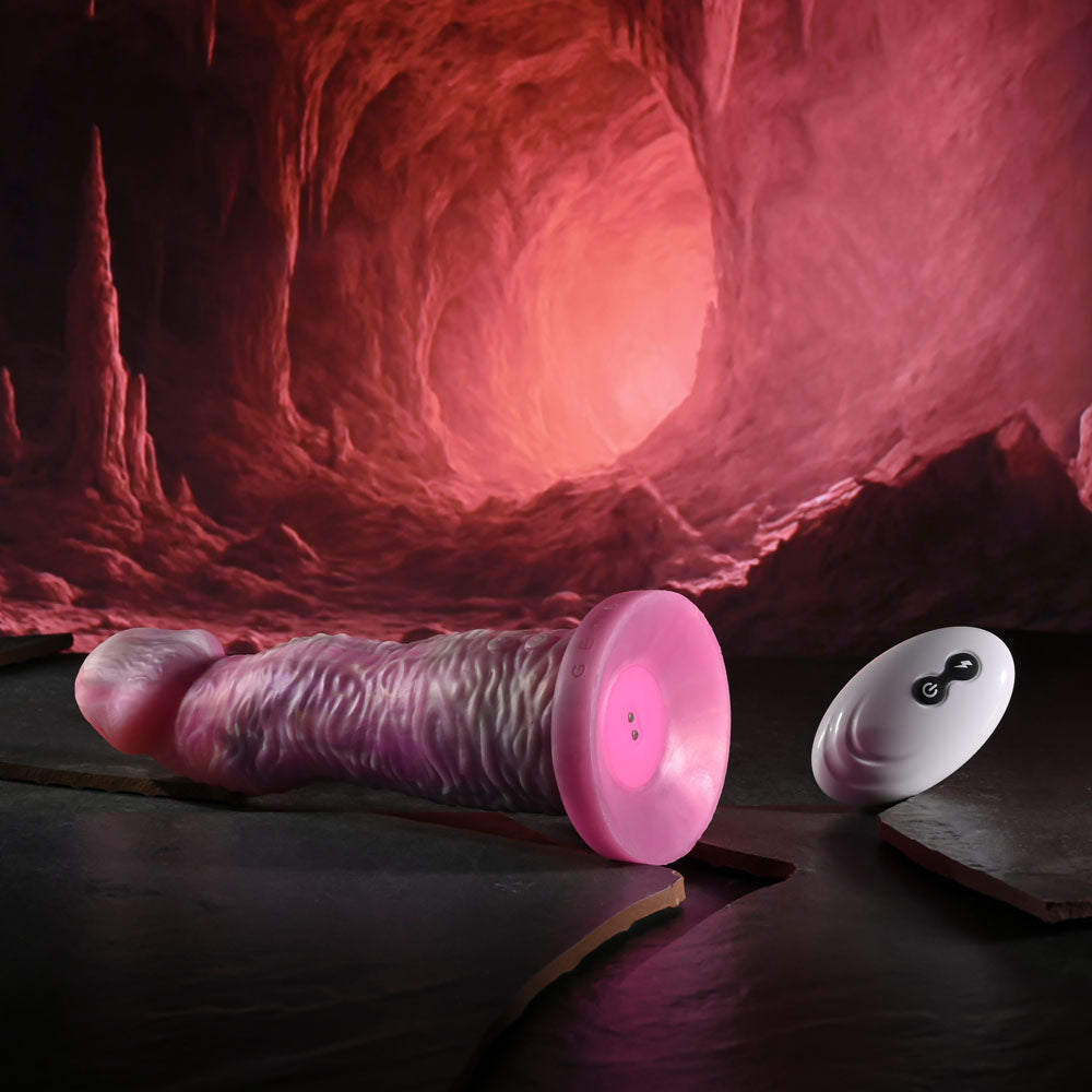 Gender X WHIMSICAL - Pink USB Rechargeable Vibrating Fantasy Dildo with Wireless Remote