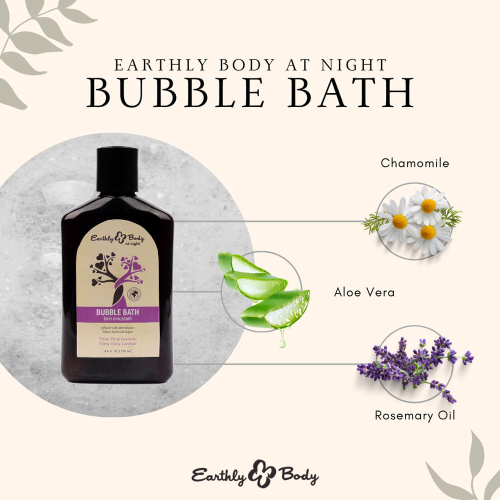 EB Hemp Seed Bubble Bath YLANG YLANG LAVENDER - 250 ml