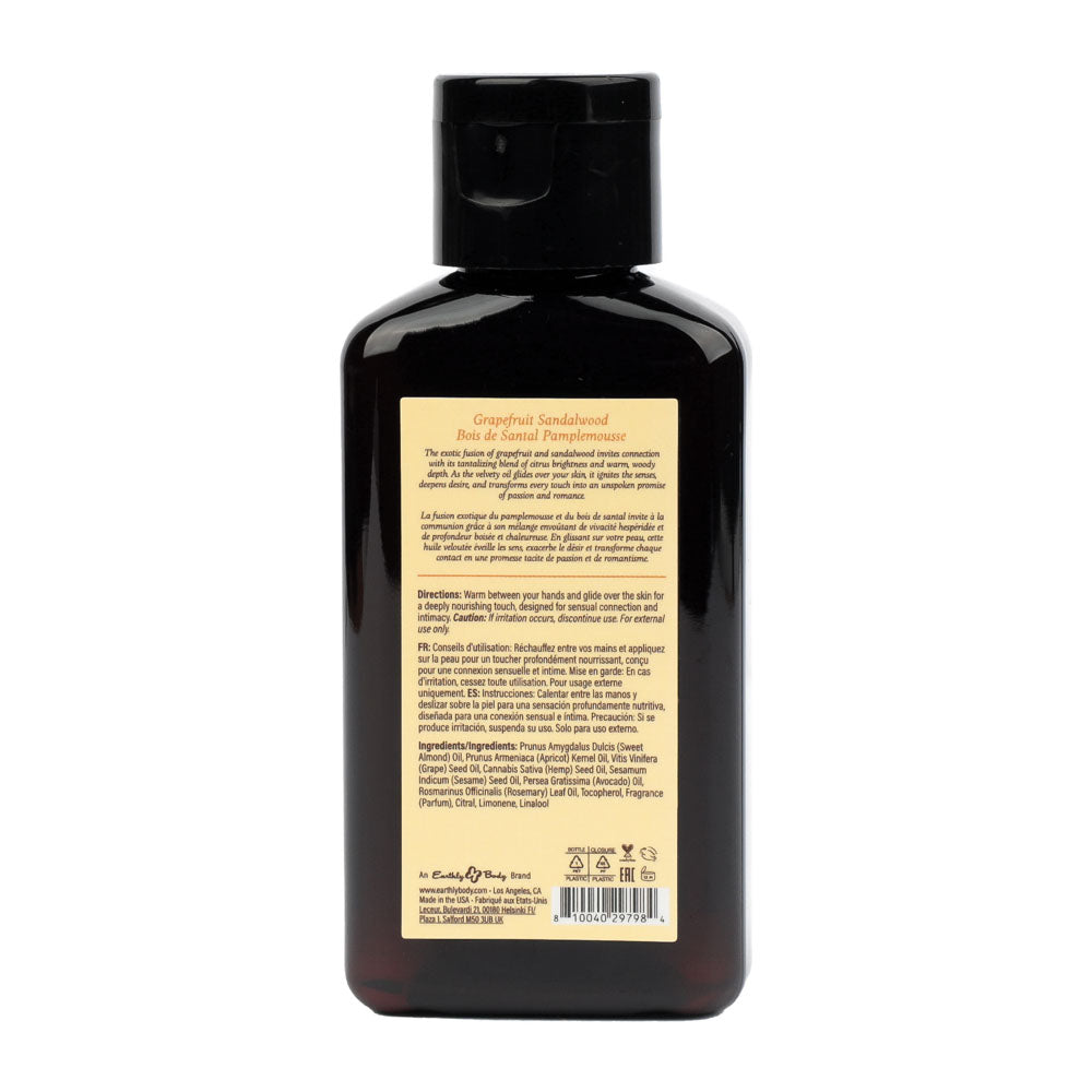 EB Hemp Seed Massage Oil GRAPEFRUIT SANDALWOOD - 60 ml