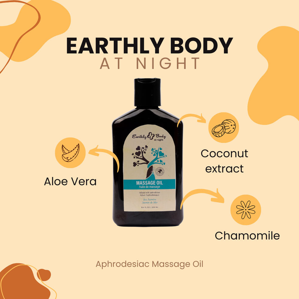 EB Hemp Seed Massage Oil SEA JASMINE - 250 ml