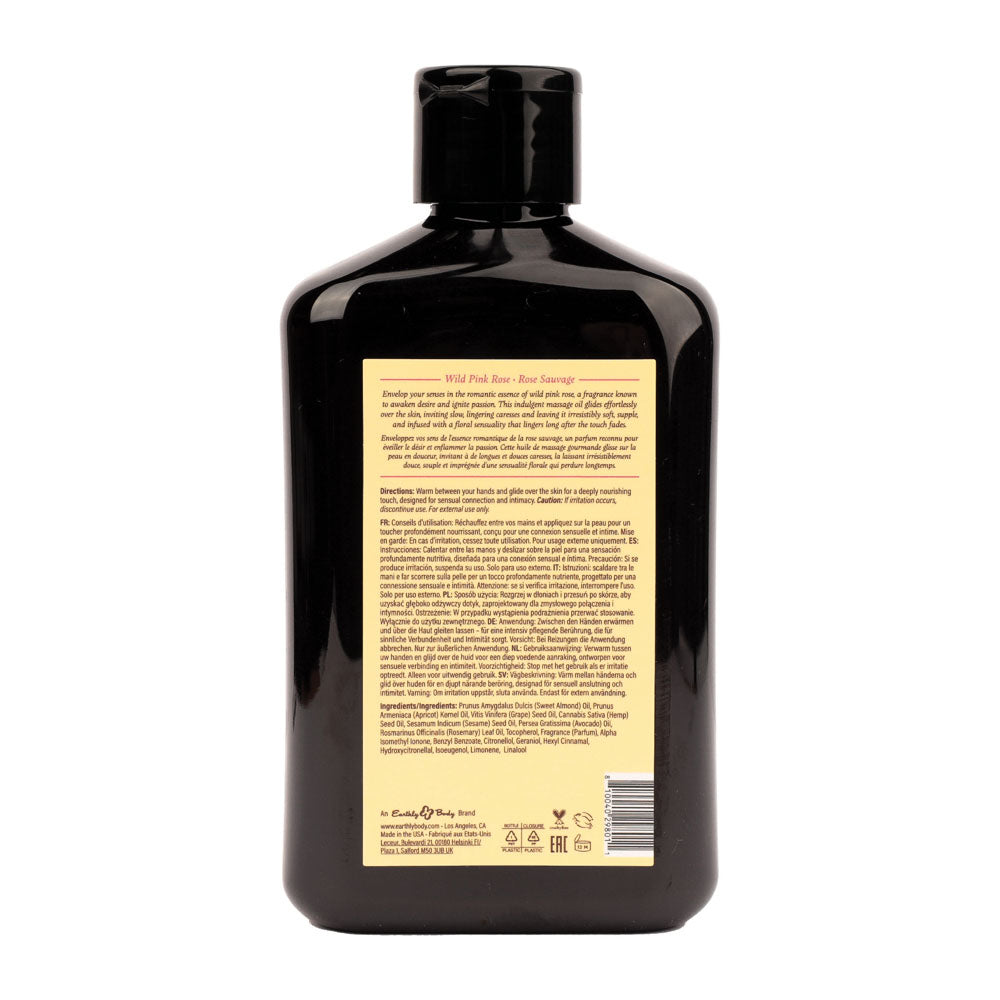 EB Hemp Seed Massage Oil WILD PINK ROSE - 250 ml