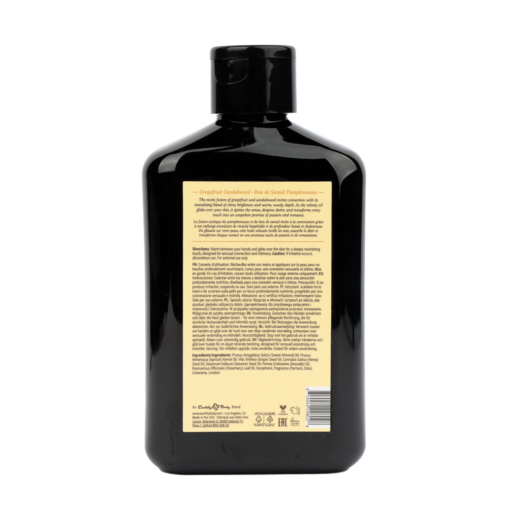 EB Hemp Seed Massage Oil GRAPEFRUIT SANDALWOOD - 250 ml