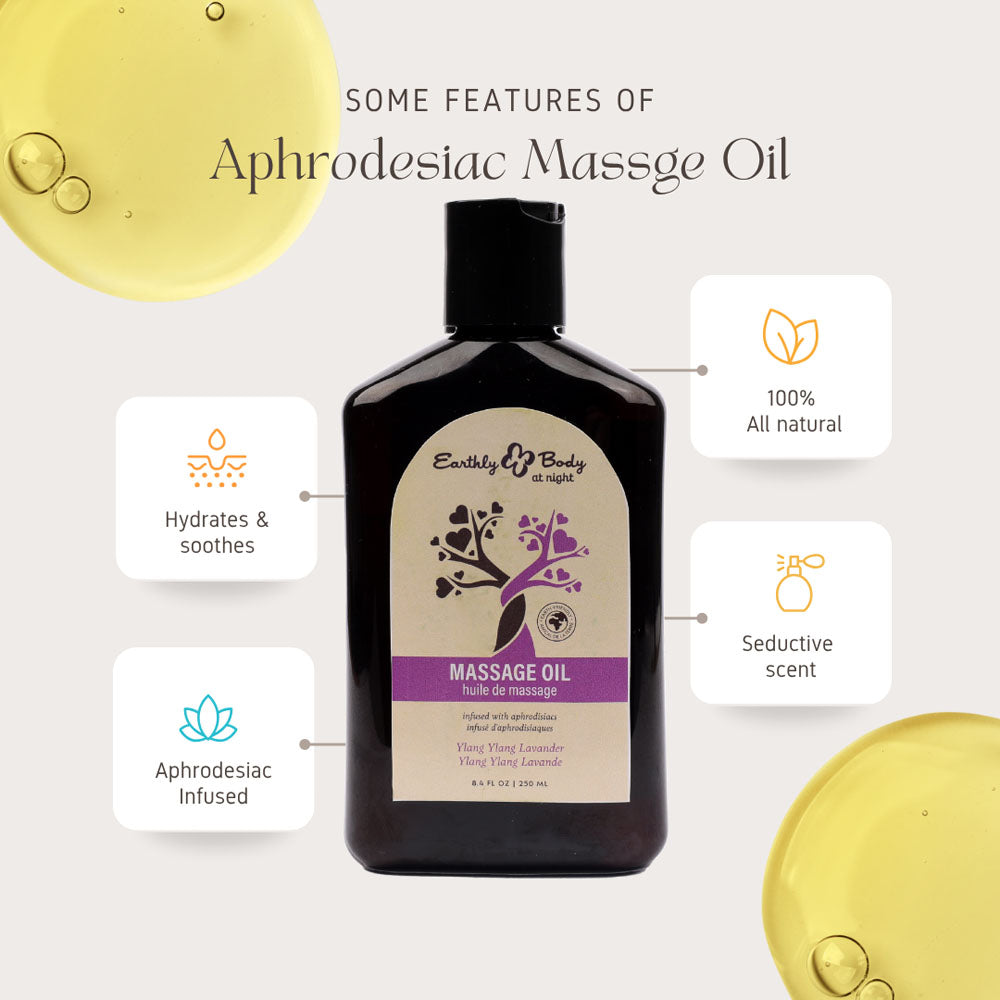 EB Hemp Seed Massage Oil YLANG YLANG LAVENDER - 250 ml