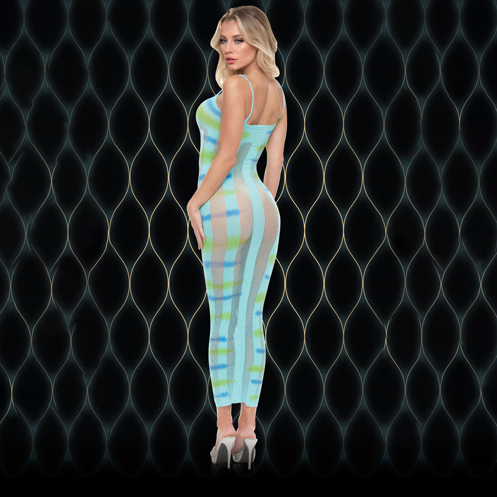 LAPDANCE Blue Horizon Maxi Dress