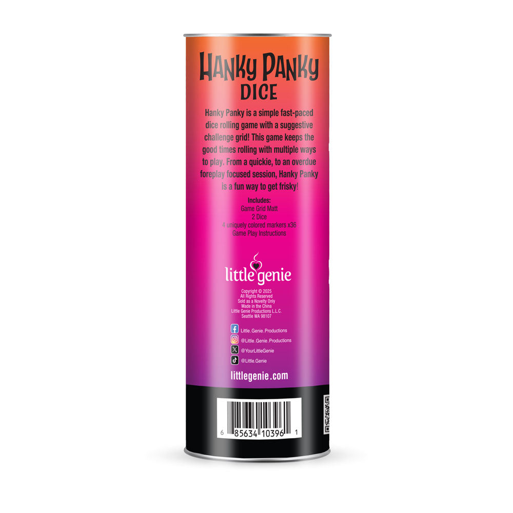 Hanky Panky Dice