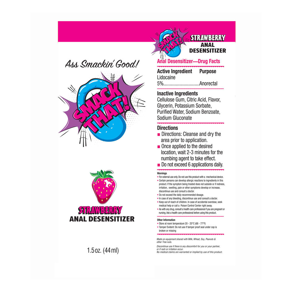 Smack That! Anal Desensitiser - Strawberry