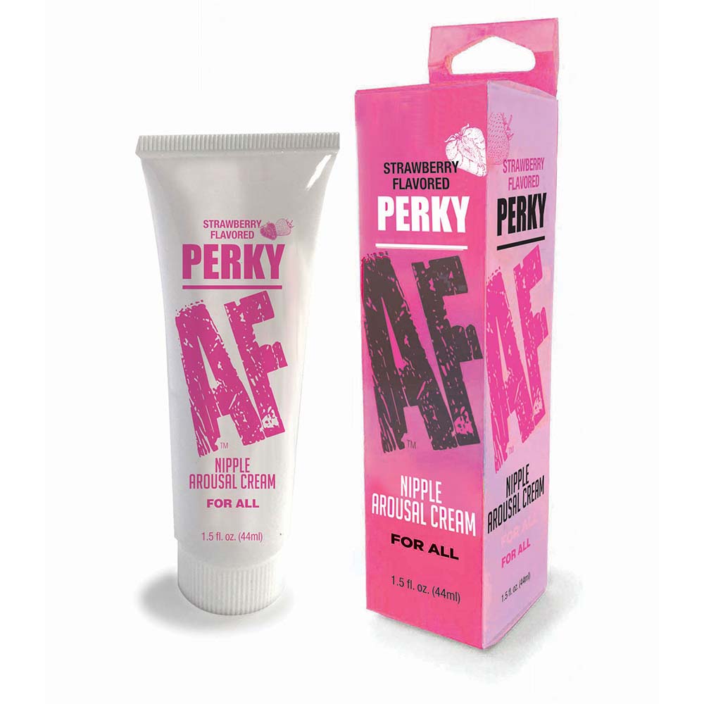 Perky AF - Strawberry Flavoured Nipple Arousal Cream - 44 ml Tube
