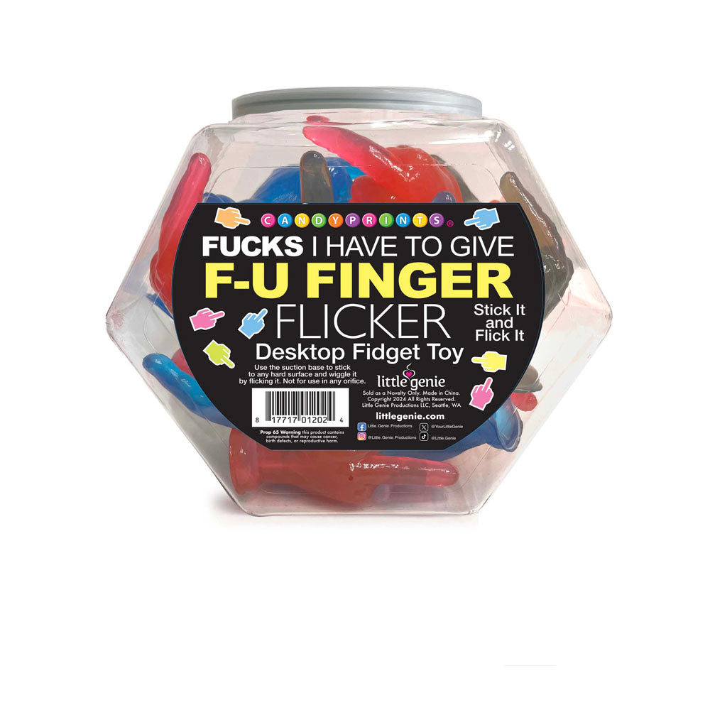 Fucks I Have To Give F-U Finger Flicker - Display