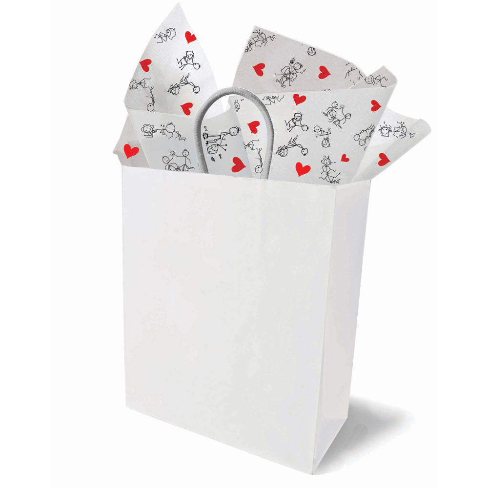 Naughty Stick Figure Tissue Paper Sheets