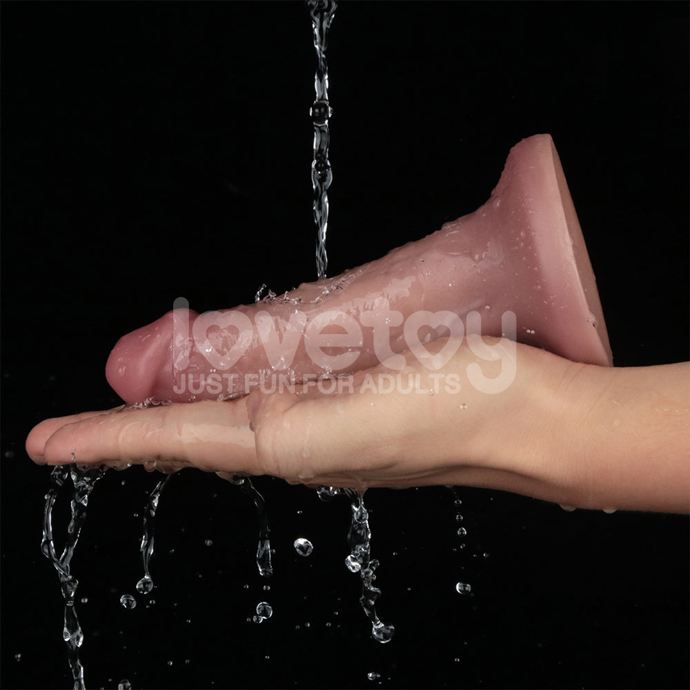 Dual Density Power Cock - 6 Inch Flesh