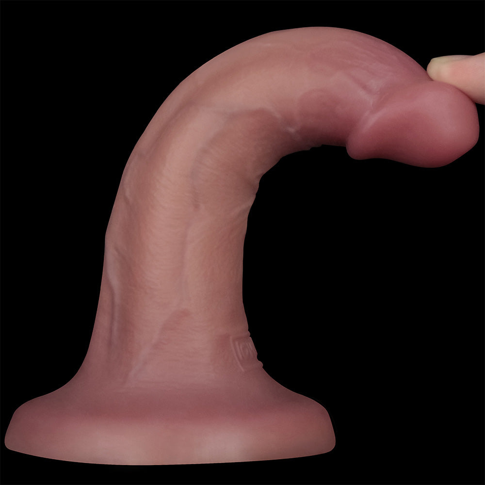 Dual Density Power Cock - 6 Inch Flesh