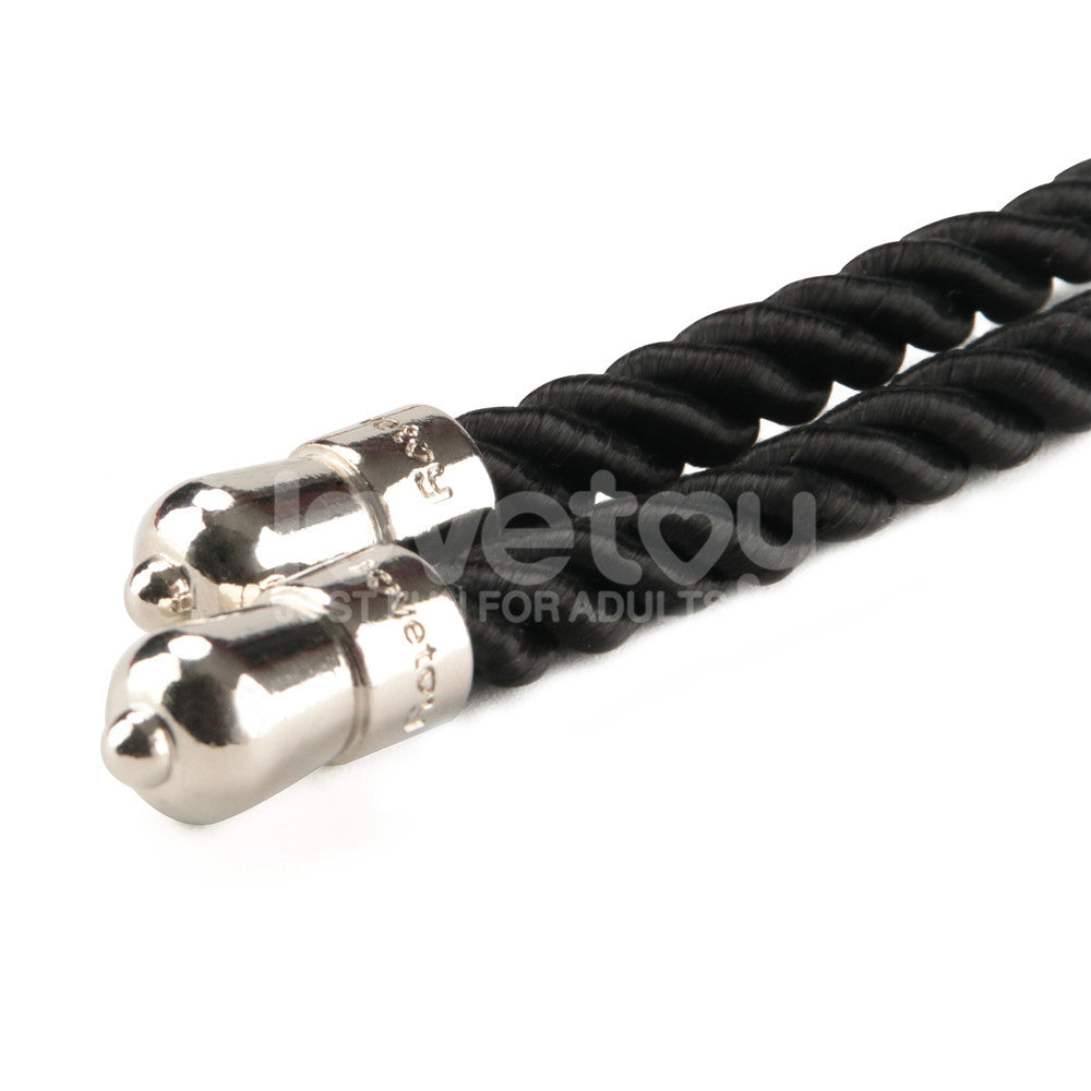 Rebellion Reign Silky Bondage Rope - Black