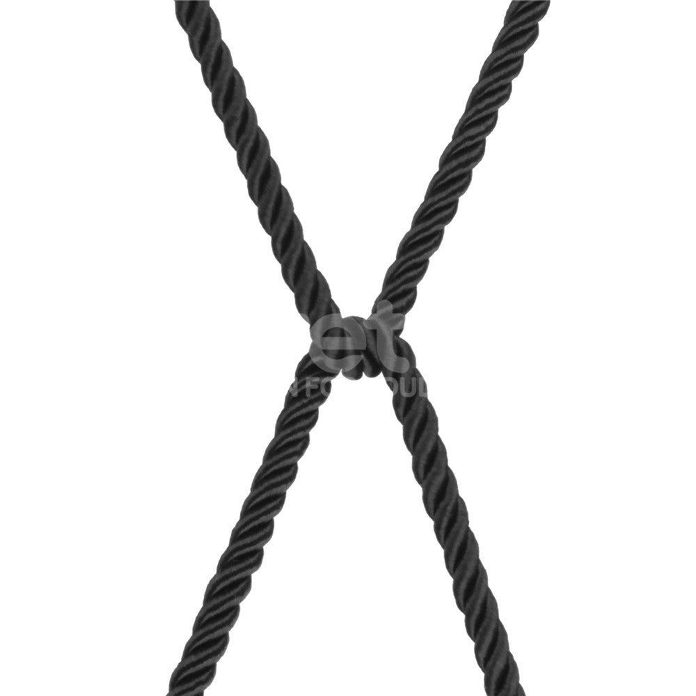Rebellion Reign Silky Bondage Rope - Black